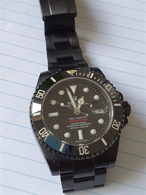fake rolex hunter repair